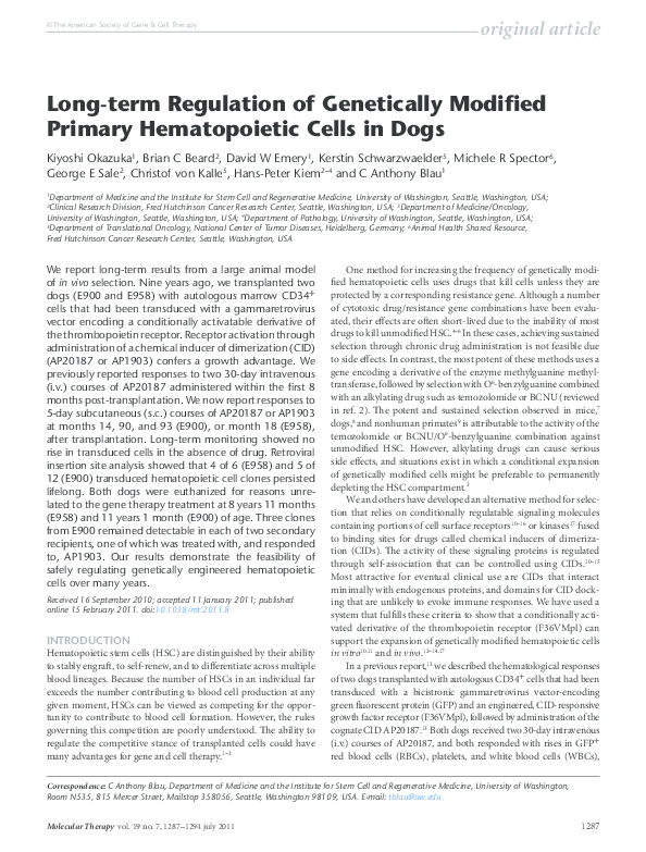(PDF) Corrigendum to “Long-term Regulation of Genetically Modified ...