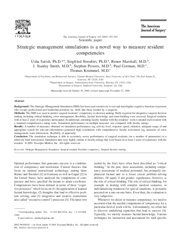(PDF) Strategic management simulations is a novel way to measure ...