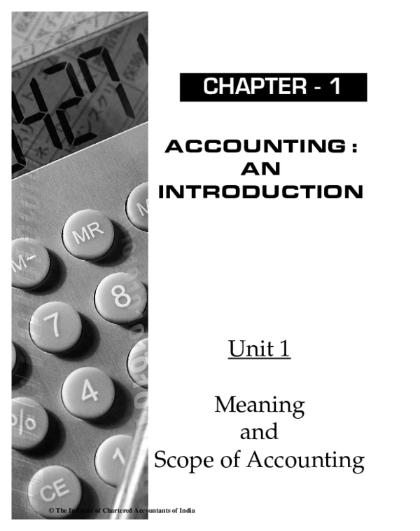  pdf unit 1 meaning and scope of accounting