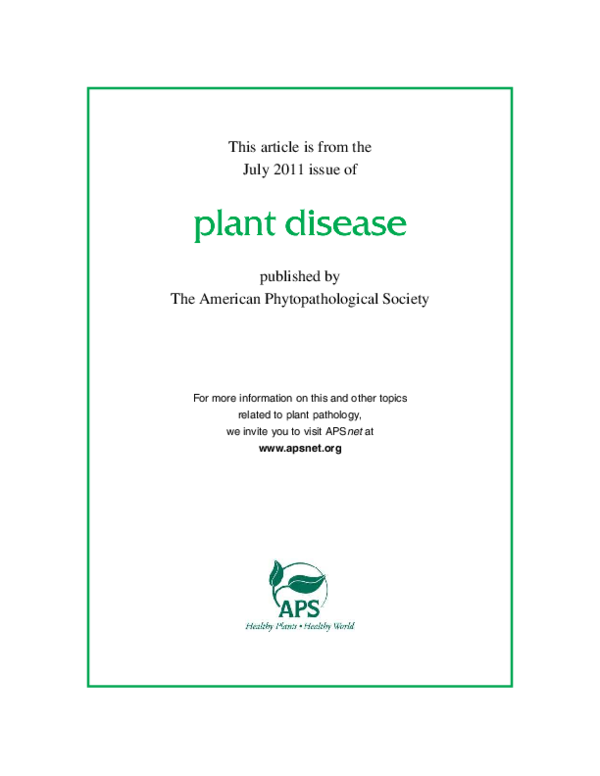 (PDF) Fifteen Years of Verticillium Wilt of Lettuce in America's Salad