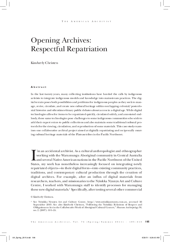 Repatriation program picture