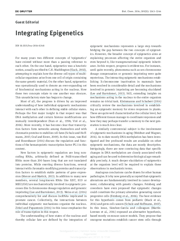 Scholarly articles on epigenetics picture