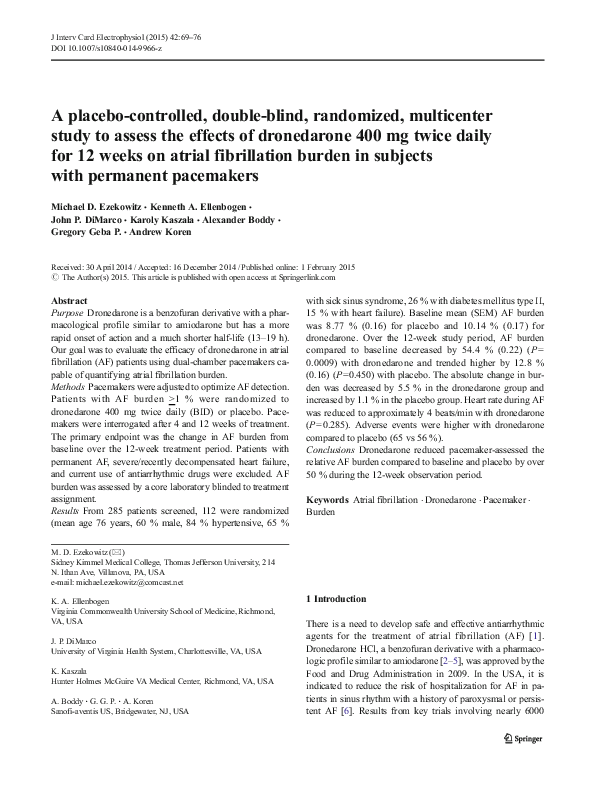 (PDF) A placebo-controlled, double-blind, randomized, multicenter study ...