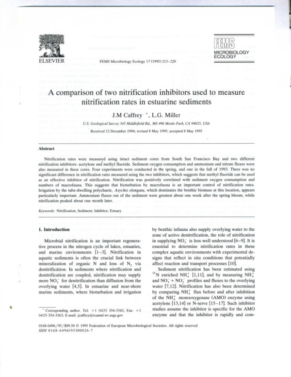 (PDF) A comparison of two nitrification inhibitors used to measure ...