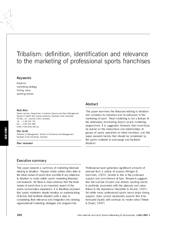 Professional tribalism essay image