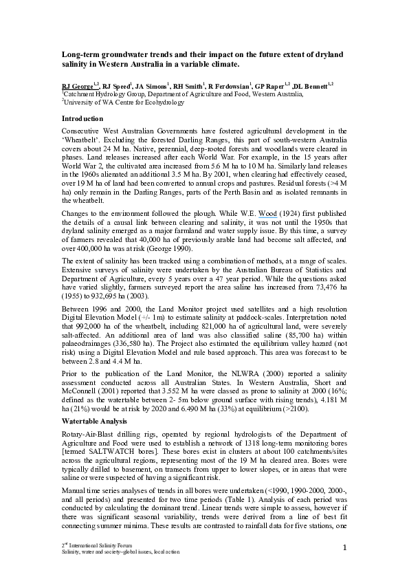 Dryland salinity essay 06 image