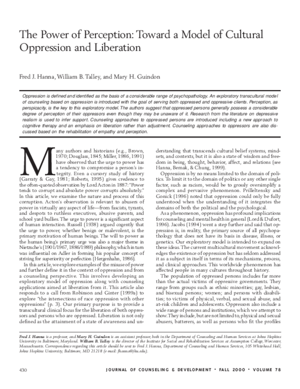 Writing about oppression picture