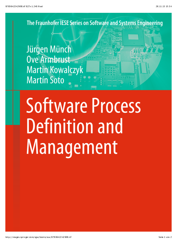 (PDF) Software Process Definition and Management