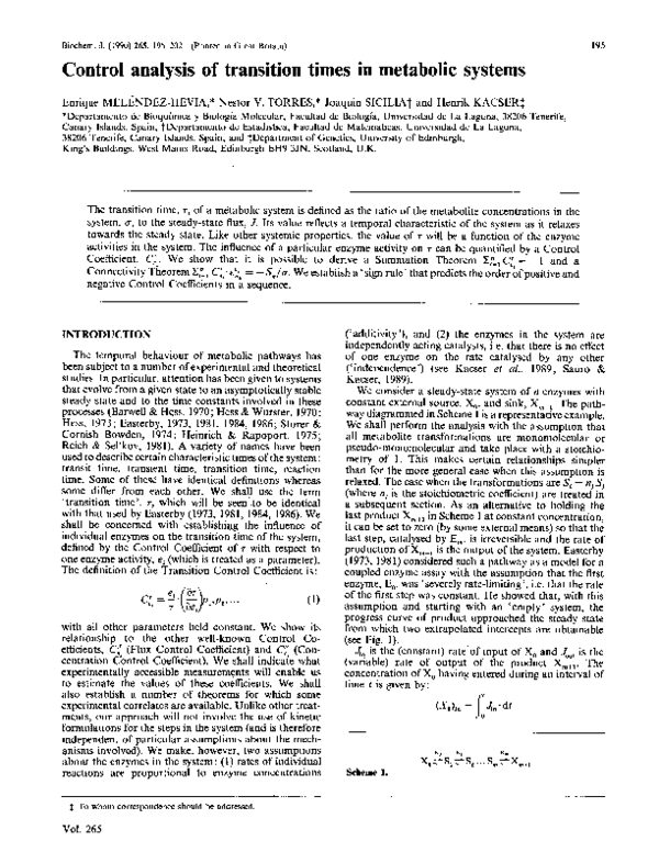Metabolic control essay image
