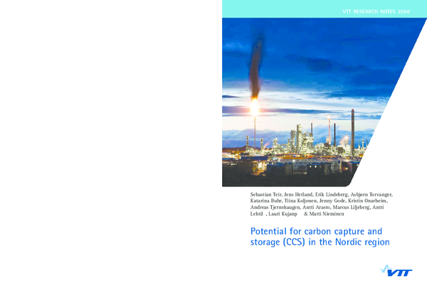 (PDF) Potential for carbon capture and storage (CCS) in the Nordic region