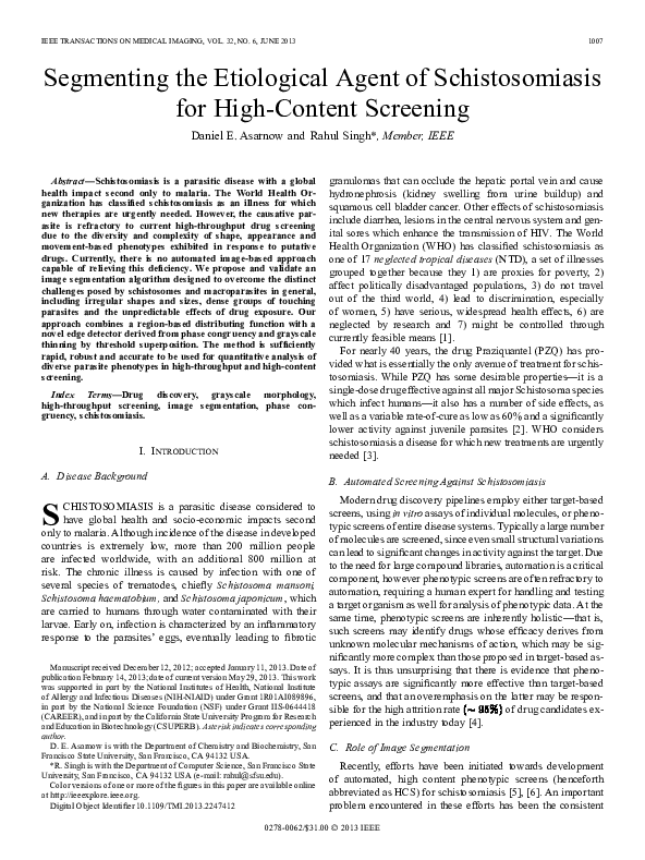 Acute schistosomiasis image