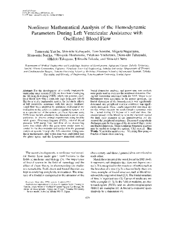 Hemodynamics of heart image