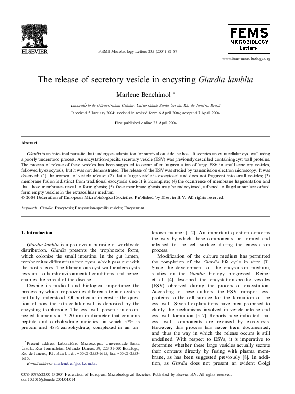 Economic importance of giardia image