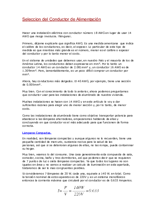 (DOC) Seleccion del Conductor de Alimentación Luis Zegarra Academia.edu (DOC) Seleccion del Conductor de Alimentación Luis Zegarra Academia.edu