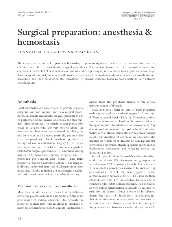 Local anesthesia essay picture