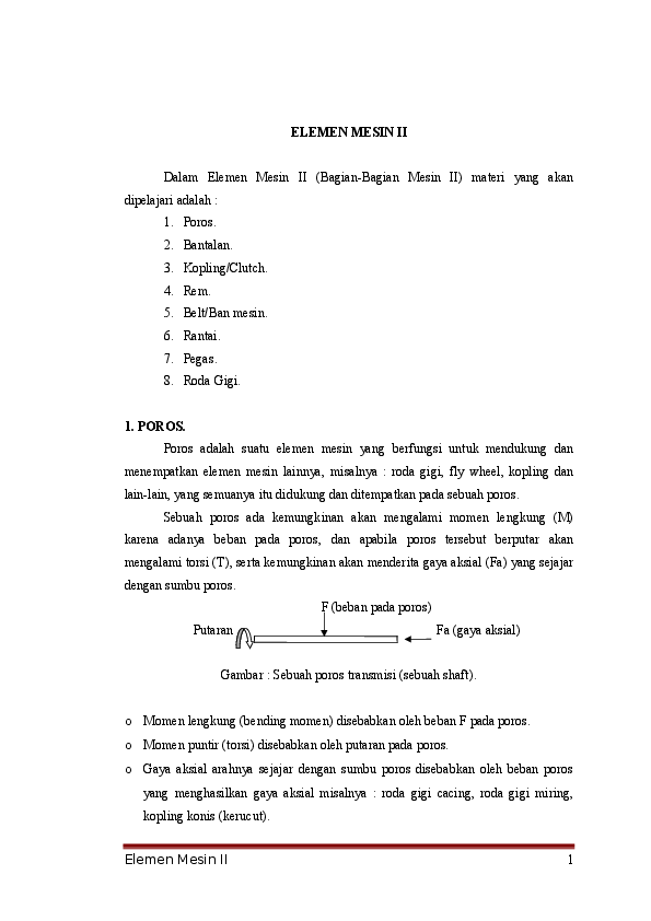 Doc Elemen Mesin Ii