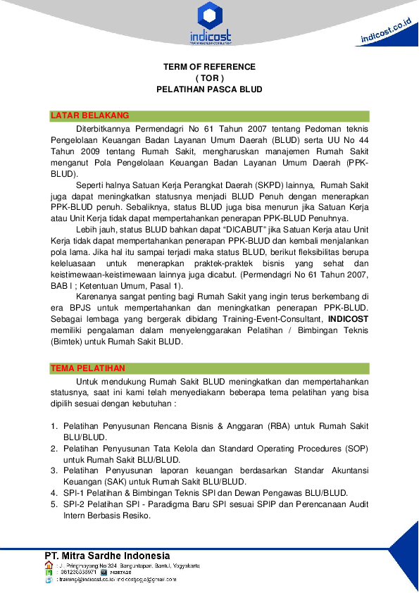 Sop Satuan Pengawas Internal Rumah Sakit Info Terkait Rumah