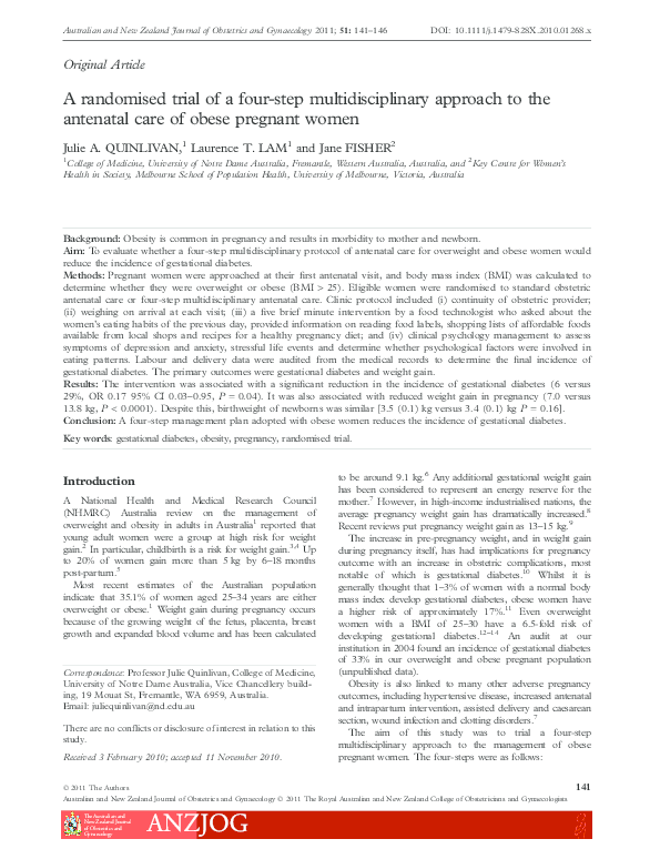 (PDF) A randomised trial of a four-step multidisciplinary approach to ...