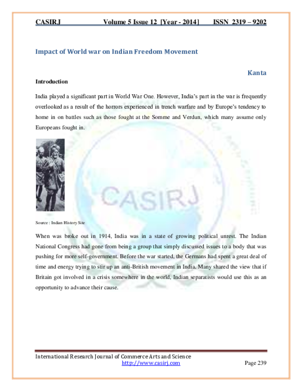 Freedom Movement In India Pdf