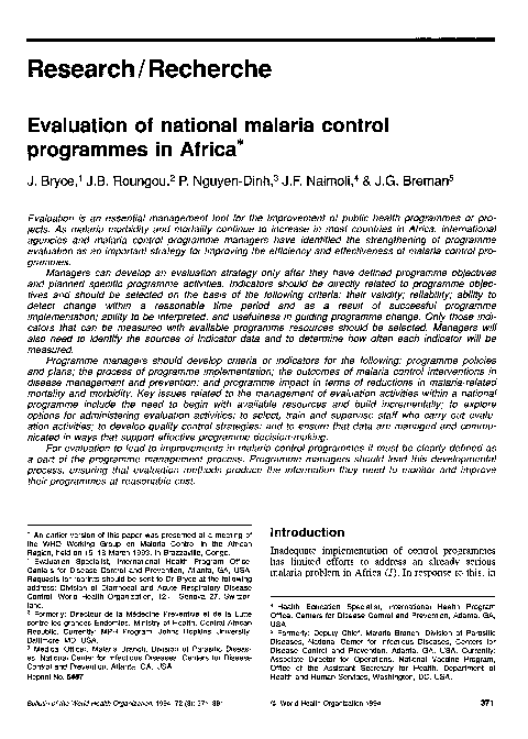 NATIONAL MALARIA ELIMINATION PROGRAMME PDF visual data 5