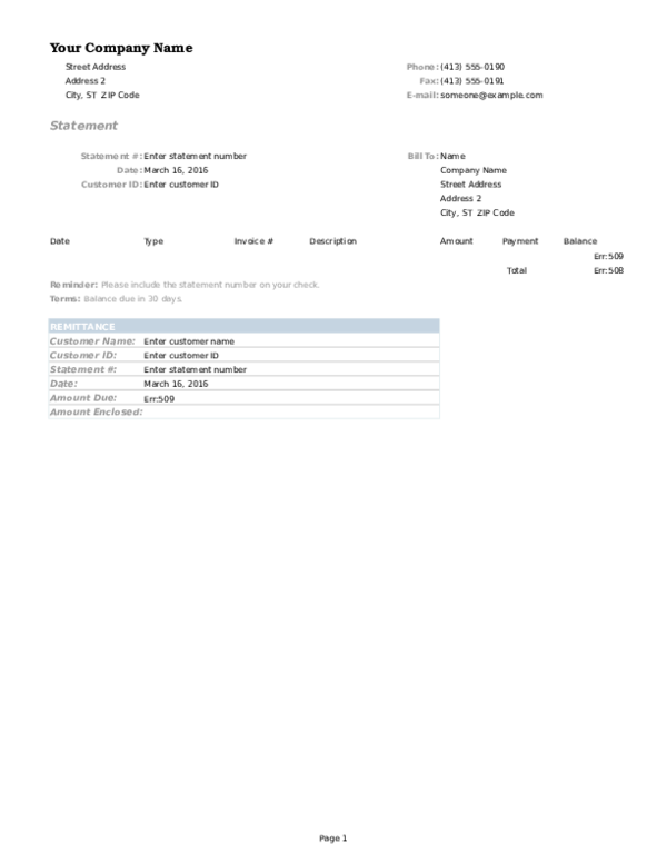 Xls Billing Statement Nzinga Rampersad Academia Edu