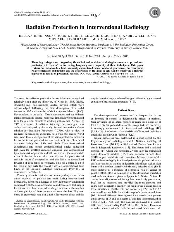 What is radiation picture