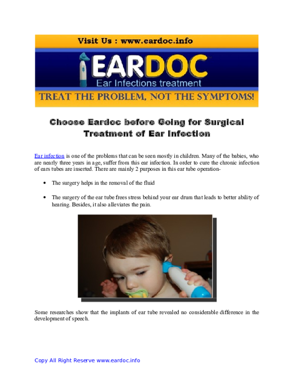 Cure for ear infection in adults picture