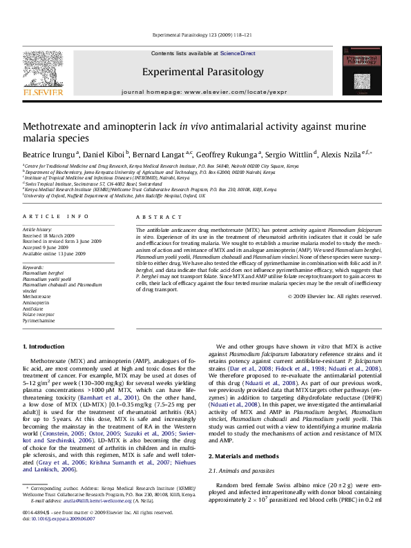 Thesis on antimalarial 08 picture