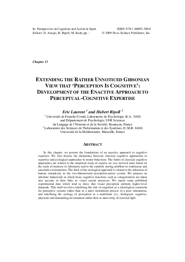 Perception process image