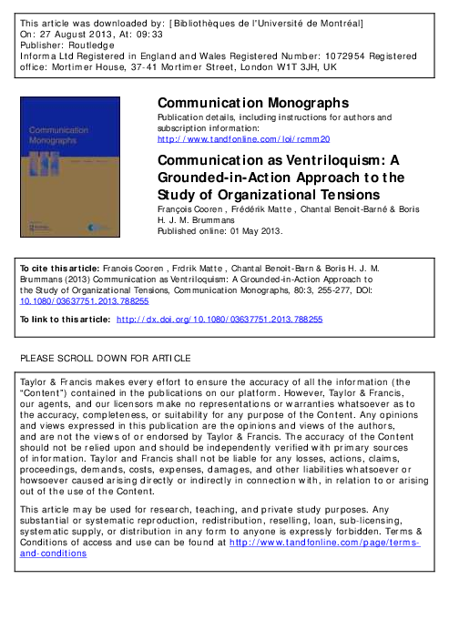 Communication monographs essay 06 image