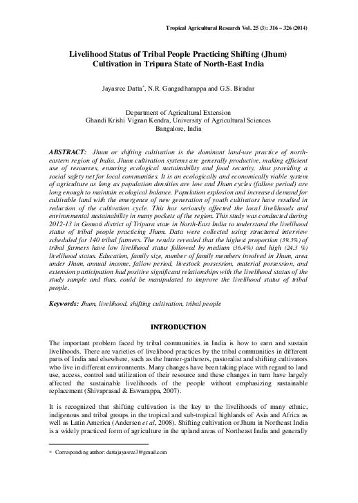 Shifting cultivation anthropology image