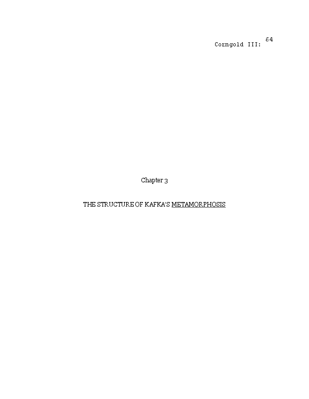 Doc The Commentators Despair The Interpretation Of Kafka S Metamorphosis Stanley Corngold Academia Edu