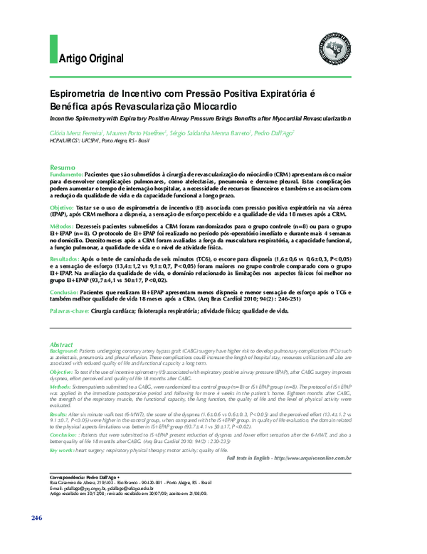 (PDF) [Incentive spirometry with expiratory positive airway pressure