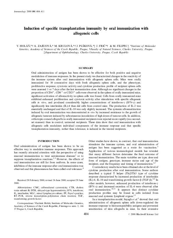Transplant rejection mechanism image