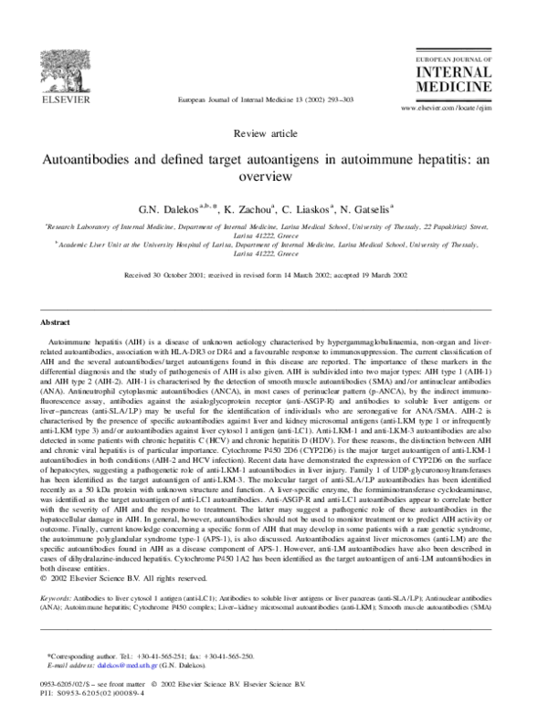 Autoimmune hepatitis workup image