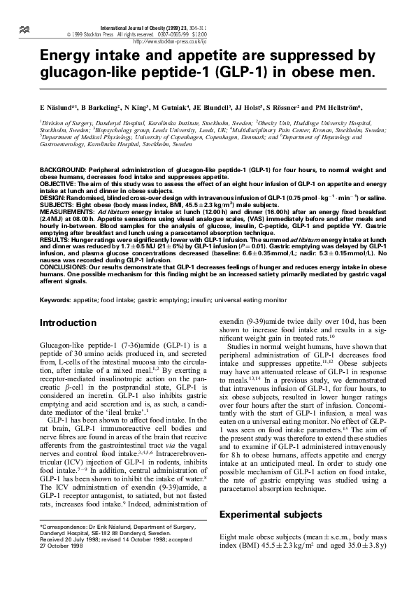 Glucagon-like peptide-1 receptor: mechanisms and advances in therapy