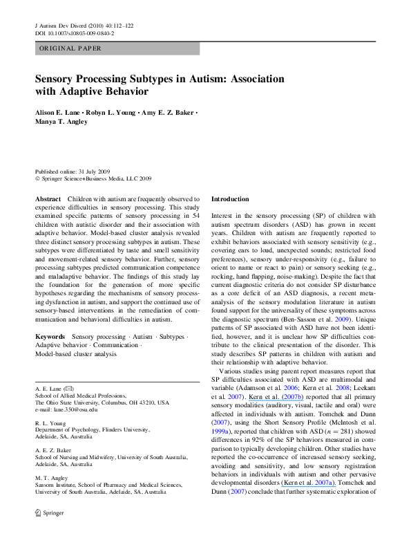 Adaptive behavior essays 07 image