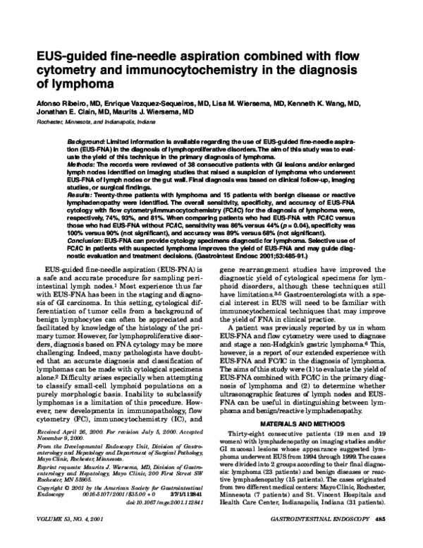 (PDF) Fine Needle Aspiration Cytology in the Diagnosis of Tuberculous