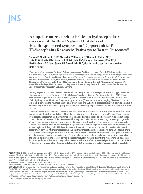 What is the main cause of hydrocephalus image
