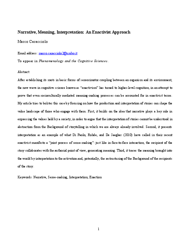 narrative-meaning-interpretation-an-enactivist-approach