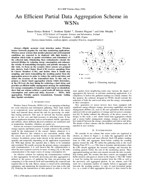 (PDF) An efficient partial data aggregation scheme in WSNs