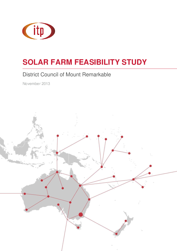 (PDF) SOLAR FARM FEASIBILITY STUDY District Council of Mount Remarkable Sam Chan Academia.edu (PDF) SOLAR FARM FEASIBILITY STUDY District Council of Mount Remarkable Sam Chan Academia.edu