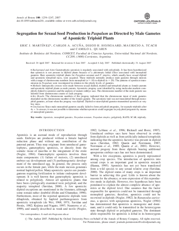Thesis on gametes picture
