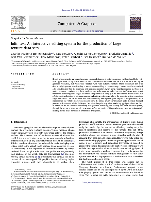 (PDF) Infinitex: An interactive editing system for the production of ...