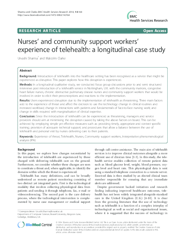 Importance of telemedicine image