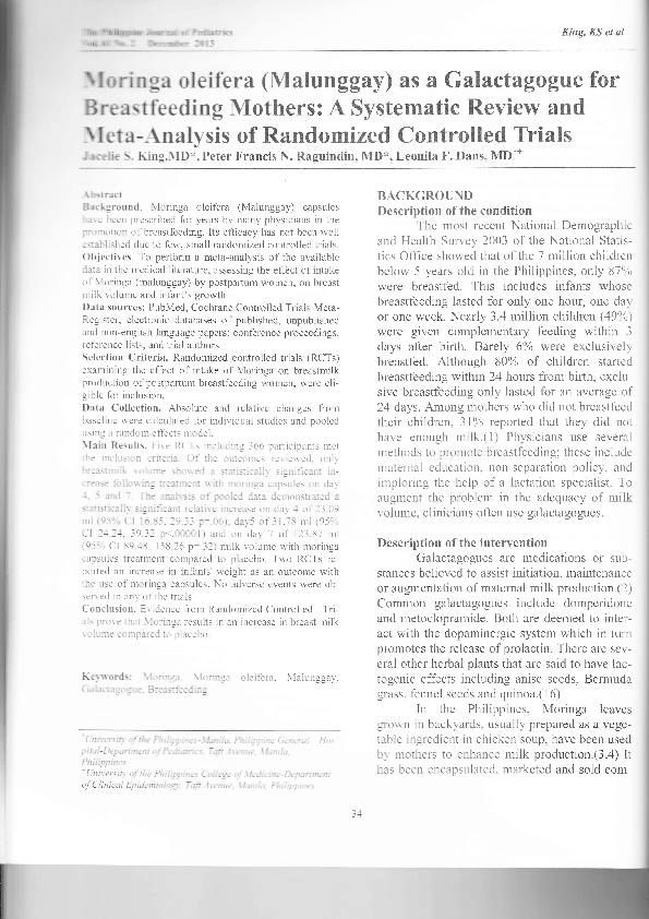 Systematic Review And Meta Analysis Of Randomized Controlled Trials