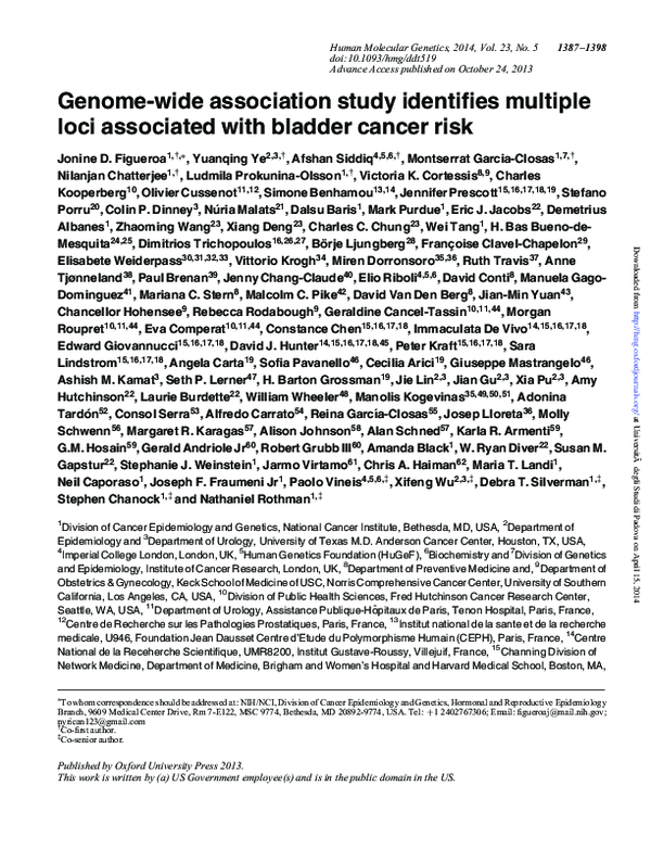 (PDF) A genome-wide association study identifies multiple loci ...