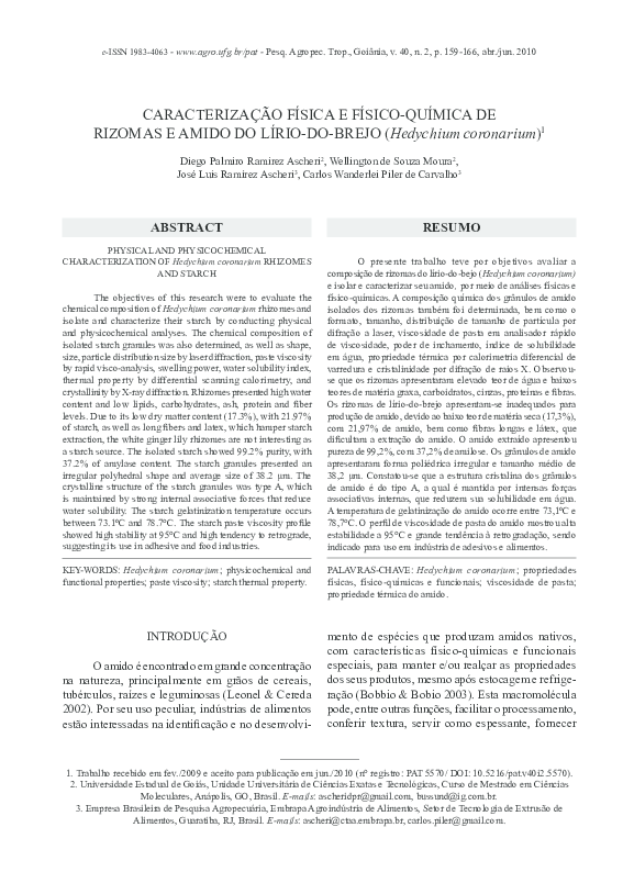(PDF) Effect of sugar and water contents on non-expanded cassava flour ...