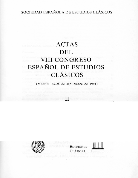 (PDF) La parodia en Epicarmo de Siracusa, Actas del VIII Congreso ...