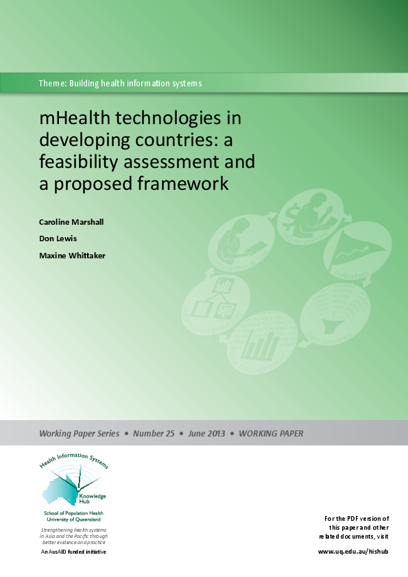 (PDF) Strengthening health systems in mHealth technologies in ...
